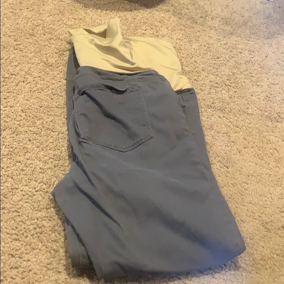 Loft sateen skinny maternity pants 2pair - Picture 3 of 3